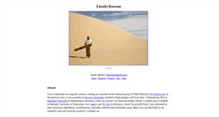Desktop Screenshot of lkozma.net