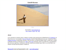 Tablet Screenshot of lkozma.net